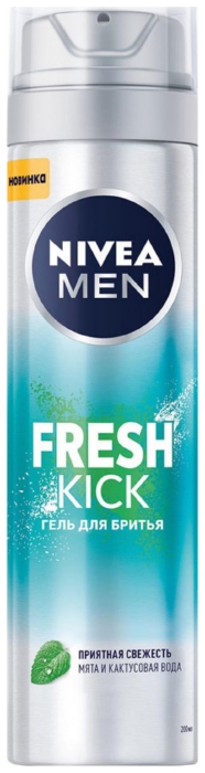 Гель для бритья НИВЕЯ Фреш Кик 200мл