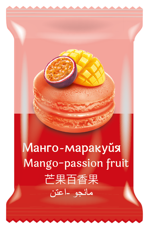 Пирожное АКУЛЬЧЕВ Макарон манго-маракуйя 60г