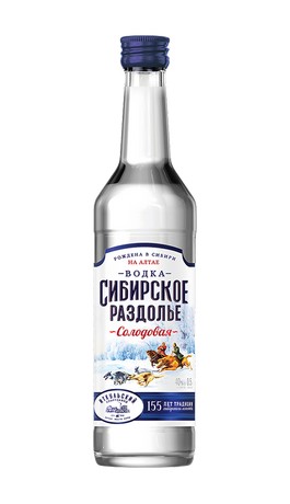 Водка ИТКУЛЬ Сибирское раздолье 40% ст/б 0.5л