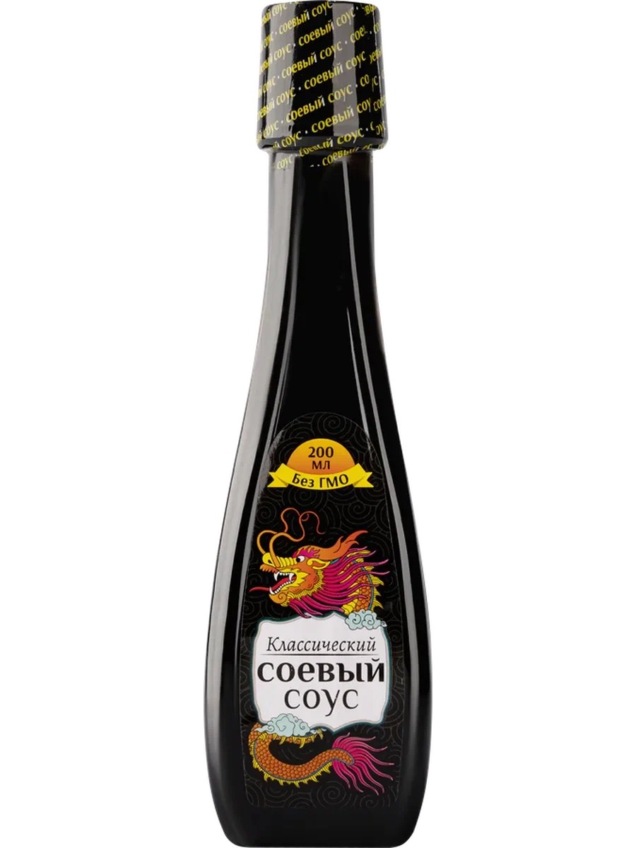 Соус соевый МЕДВЕДЬ ЛЮБИМЫЙ классический пэт 210г