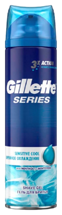 Гель для бритья ЖИЛЛЕТ Сириес охлаждающий 200мл