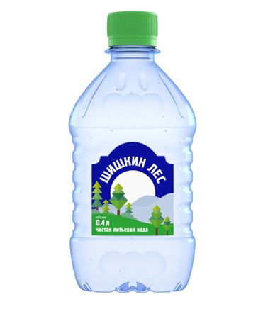 Питьевая вода ШИШКИН ЛЕС негазированная 0.4л