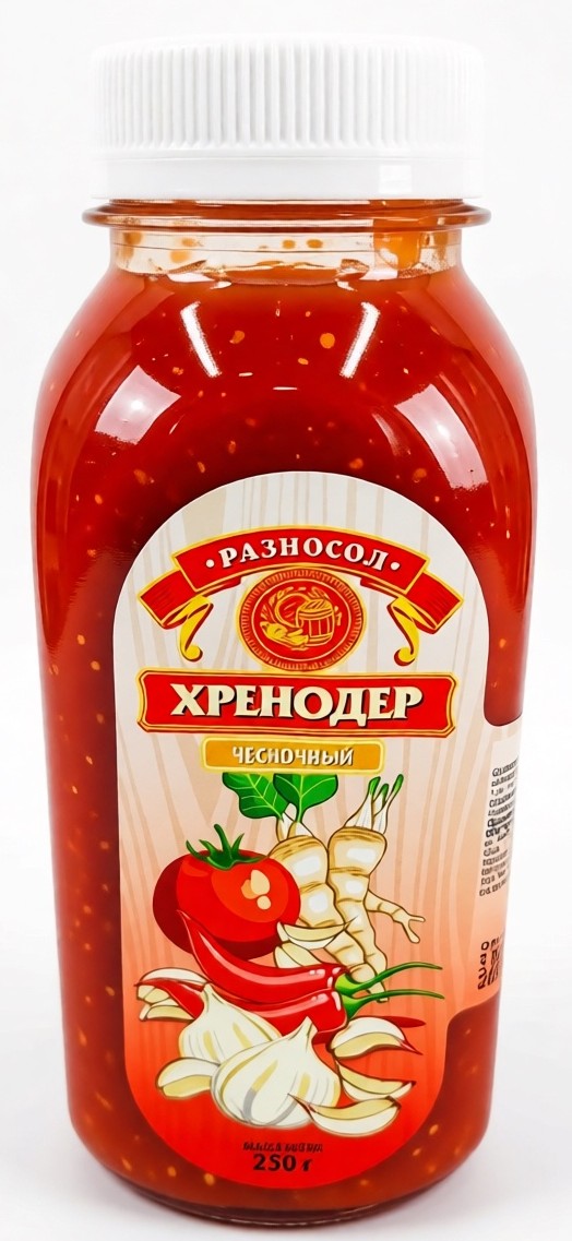 Хренодер РАЗНОСОЛ чесночный 250г