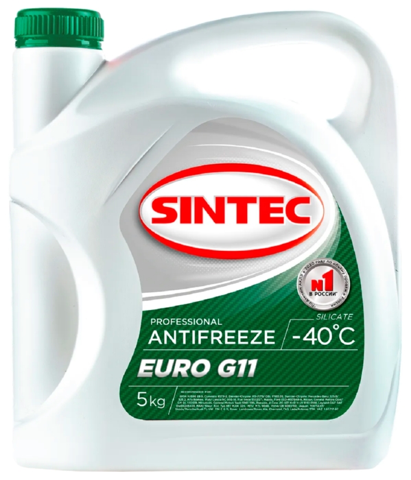 Антифриз СИНТЕК Евро -40 G11 зеленый  5кг