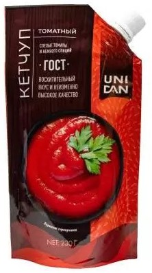 Кетчуп УНИ ДЕН Томатный м/у 230г