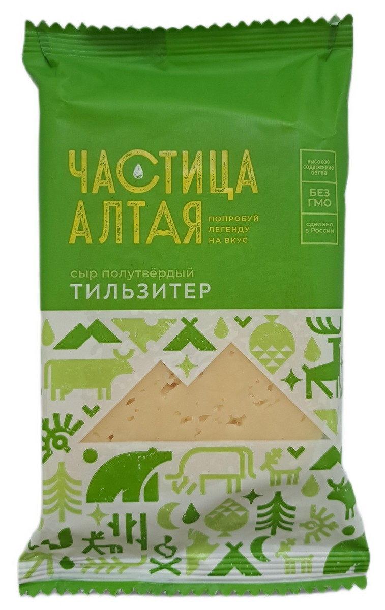 Сыр ЧАСТИЦА АЛТАЯ Тильзитер бзмж 45%