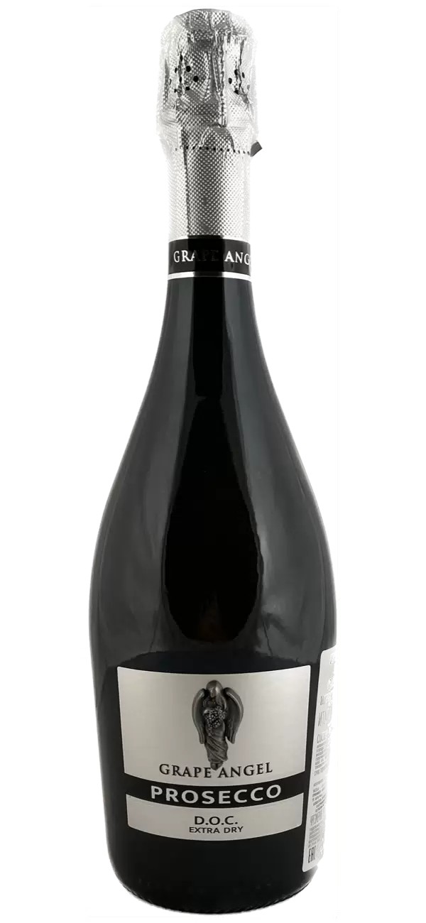 Игристое вино ГРЕЙП ЭНДЖЕЛ Просекко белое брют 11% ст/б 0.75л