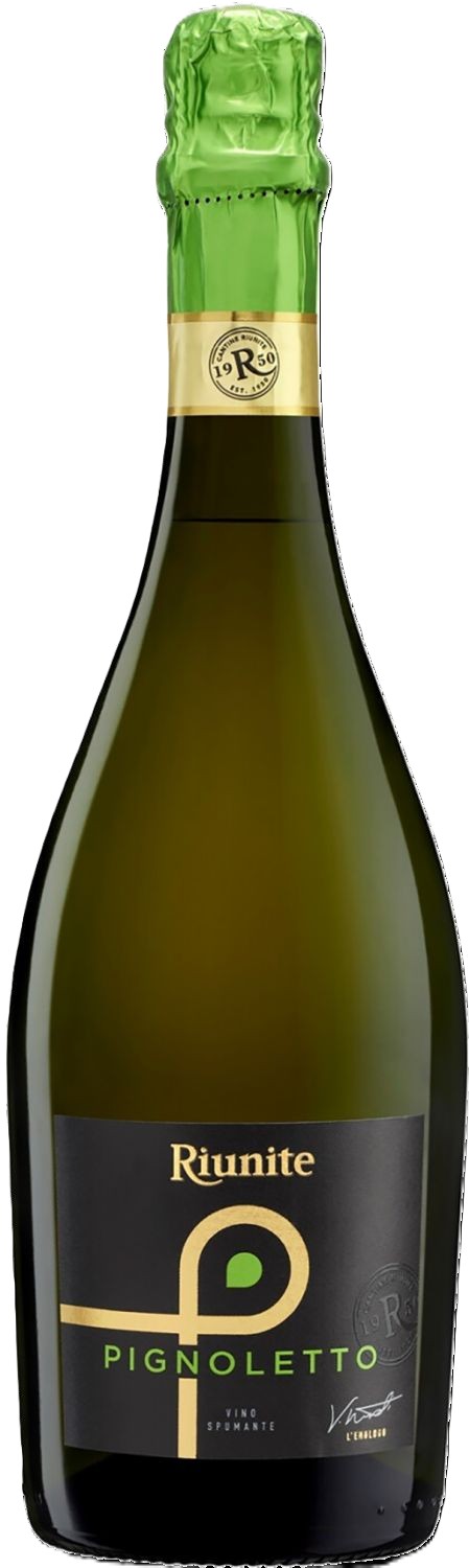 Игристое вино РИУНИТЕ Пинолетто белое брют 11.5% ст/б 0.75л