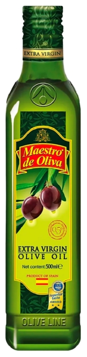 Масло оливковое МАЭСТРО де ОЛИВА экстра вирджин ст/б 250мл