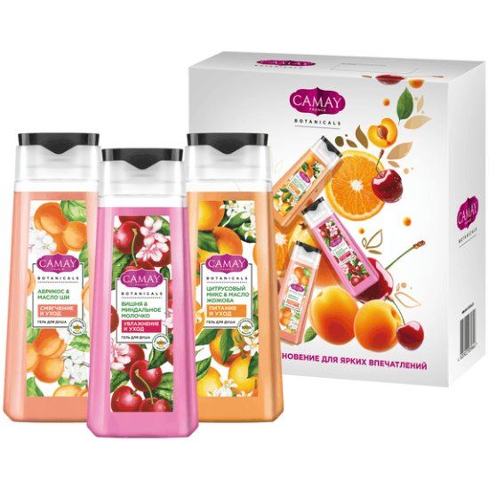 ПН КАМЕЙ Фруктово-цветочный букет Гель для душа 250мл 3шт