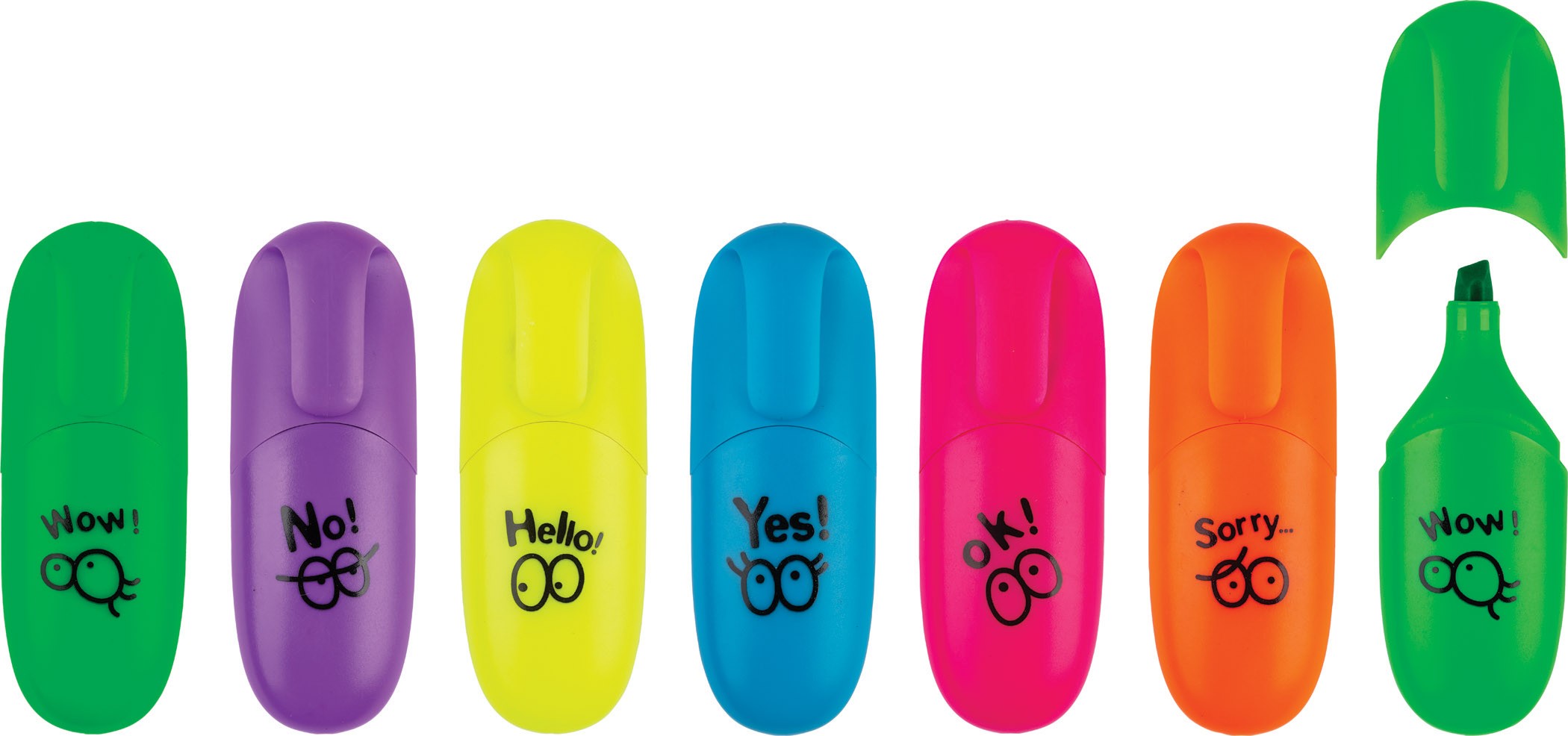 Маркер текстовый ЦЕНТРУМ Мини неоновые цвета арт.89808