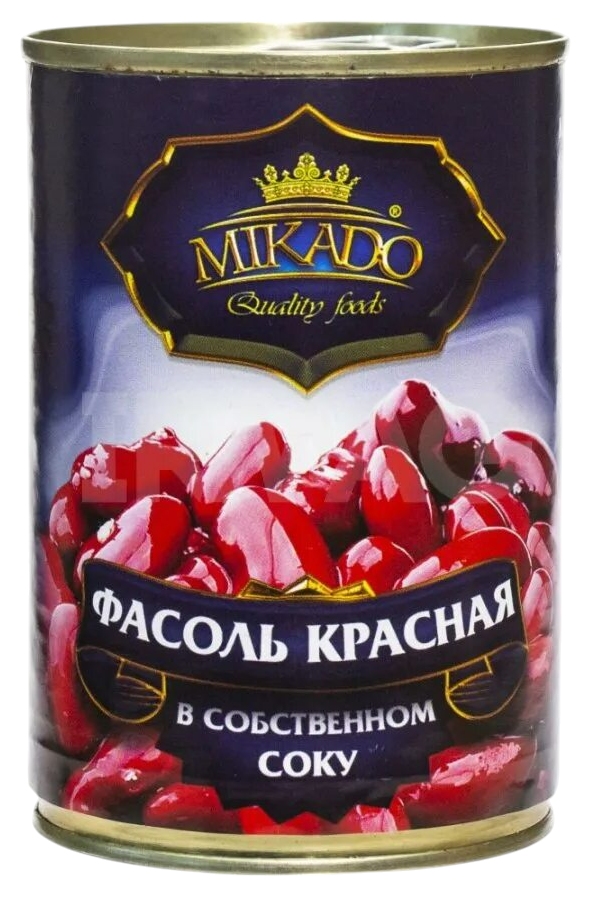 Фасоль МИКАДО красная ж/б 425мл