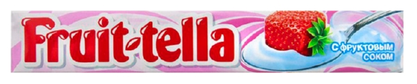 Жевательные конфеты ФРУТТЕЛЛА клубника йогурт 41г
