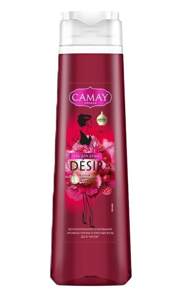 Гель для душа КАМЭЙ Пион и красные ягоды 400мл