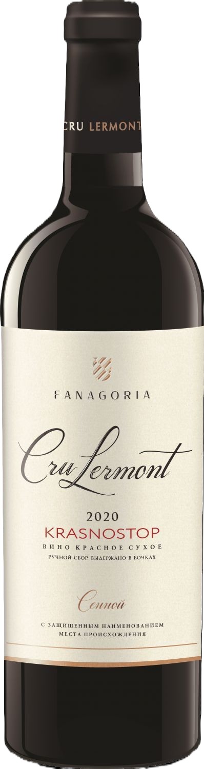 Вино ФАНАГОРИЯ Крю Лермонт Красностоп красное сух 13.5% ст/б 0.75л