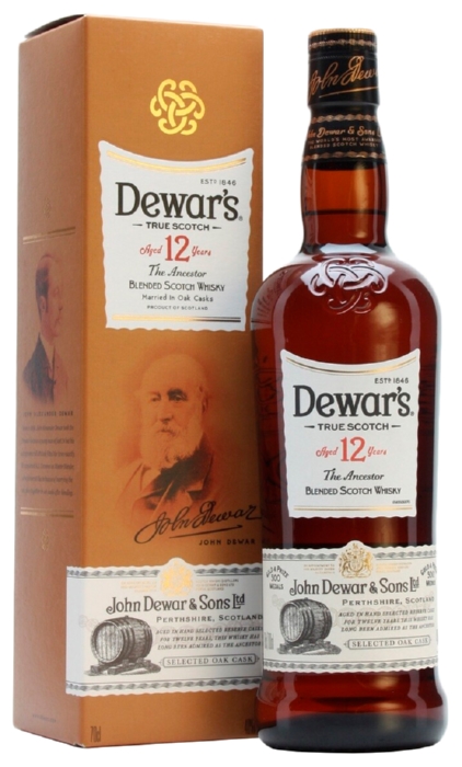 Виски ДЮАРС Спешиал Резерв 12 лет 40% ПК 0.7л