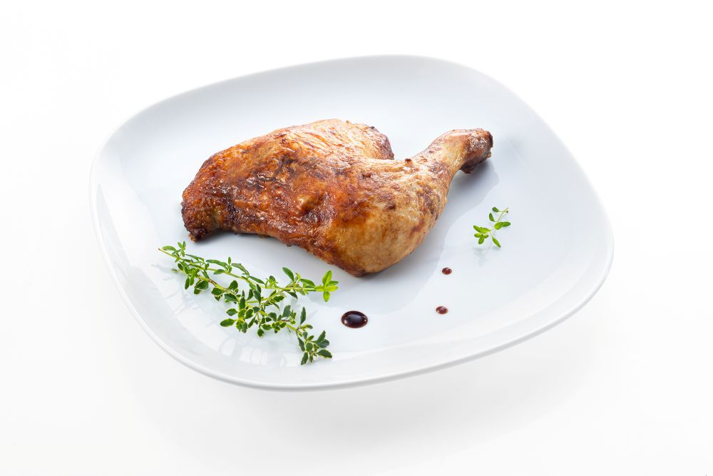 Курица четвертина запеченная