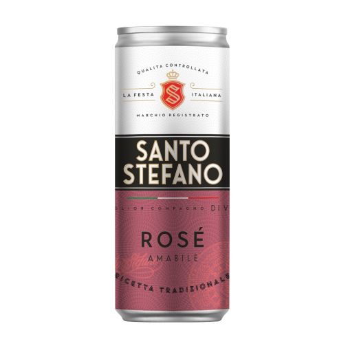 Напиток САНТО СТЕФАНО пивной розовый п/сл 7% ст/б 0.25л