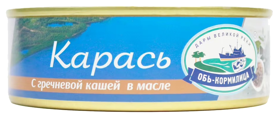 Карась САНТА МАРИЯ с гречкой в масле ж/б 230г