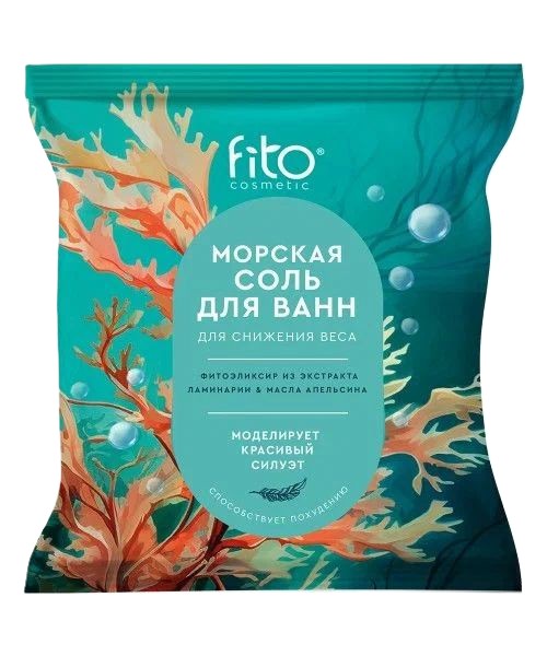 Соль для ванн ФИТО КОСМЕТИК Эликсирика морская для снижения веса 500г