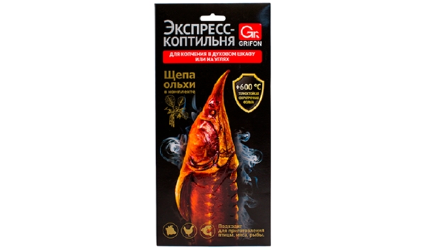 Щепа для копчения ГРИФОН Ольха в коробке