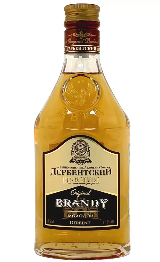 Бренди ДЕРБЕНТСКИЙ Молодой 37.5% ст/б 0.25л
