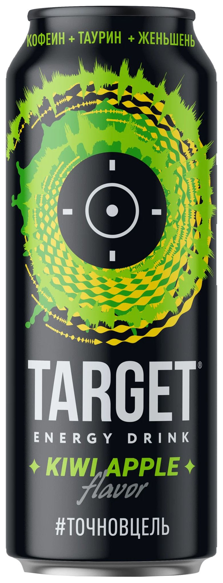 Энергетический напиток ТАРГЕТ киви яблоко ж/б 0.45л