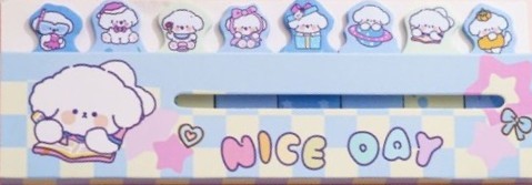 Стикеры-закладки МИЛОТА Найс дей голубые арт.132-0235