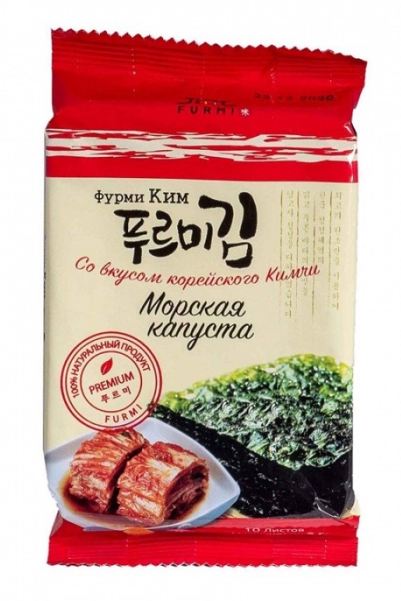 Морская капуста ФУРМИ КИМ со вкусом корейского кимчи м/у 5г