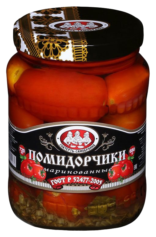 Томаты СКАТЕРТЬ-САМОБРАНКА маринованные ст/б 720мл