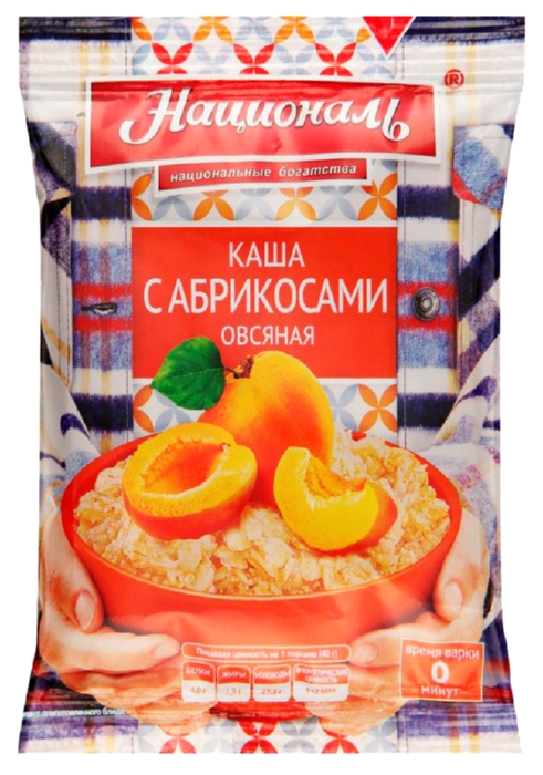 Каша овсяная НАЦИОНАЛЬ с абрикосом м/у 40г