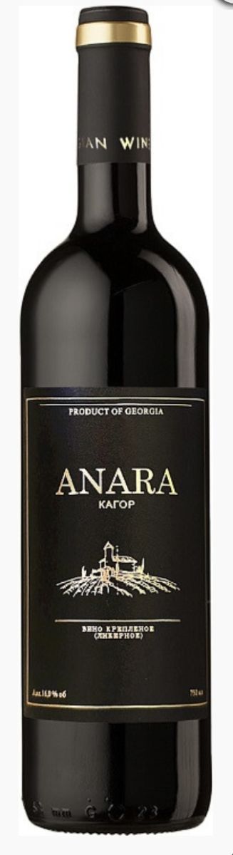 Вино АНАРА Кагор красное десертное 16% ст/б 0.75л