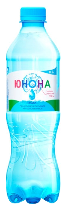 Вода ЮНОНА негазированная пэт 0.5л
