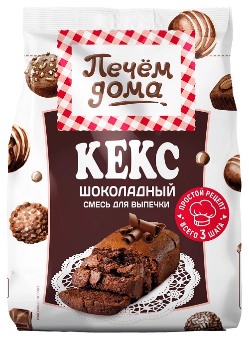 Кекс ПЕЧЕМ ДОМА шоколадный м/у 300г