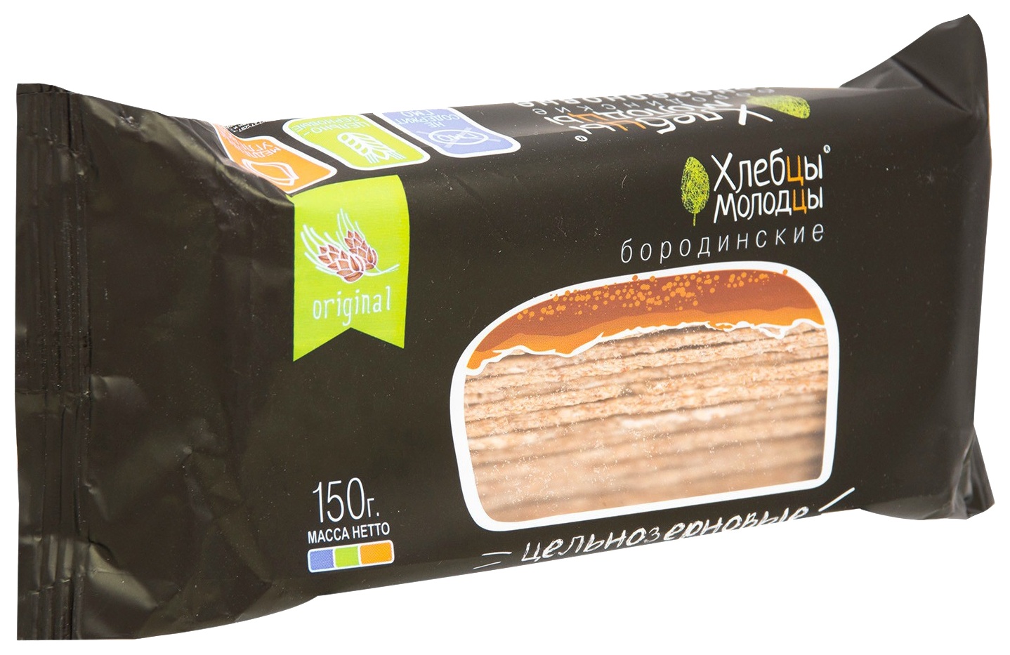 Хлебцы ХЛЕБЦЫ МОЛОДЦЫ Бородинские 150г