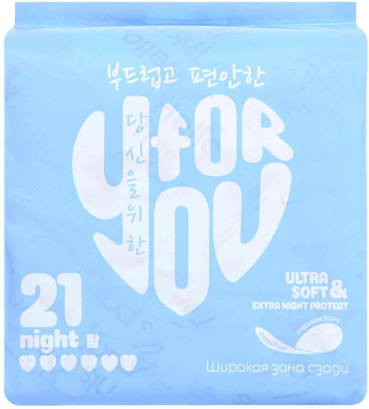 Прокладки ФО Ю ночные 21шт
