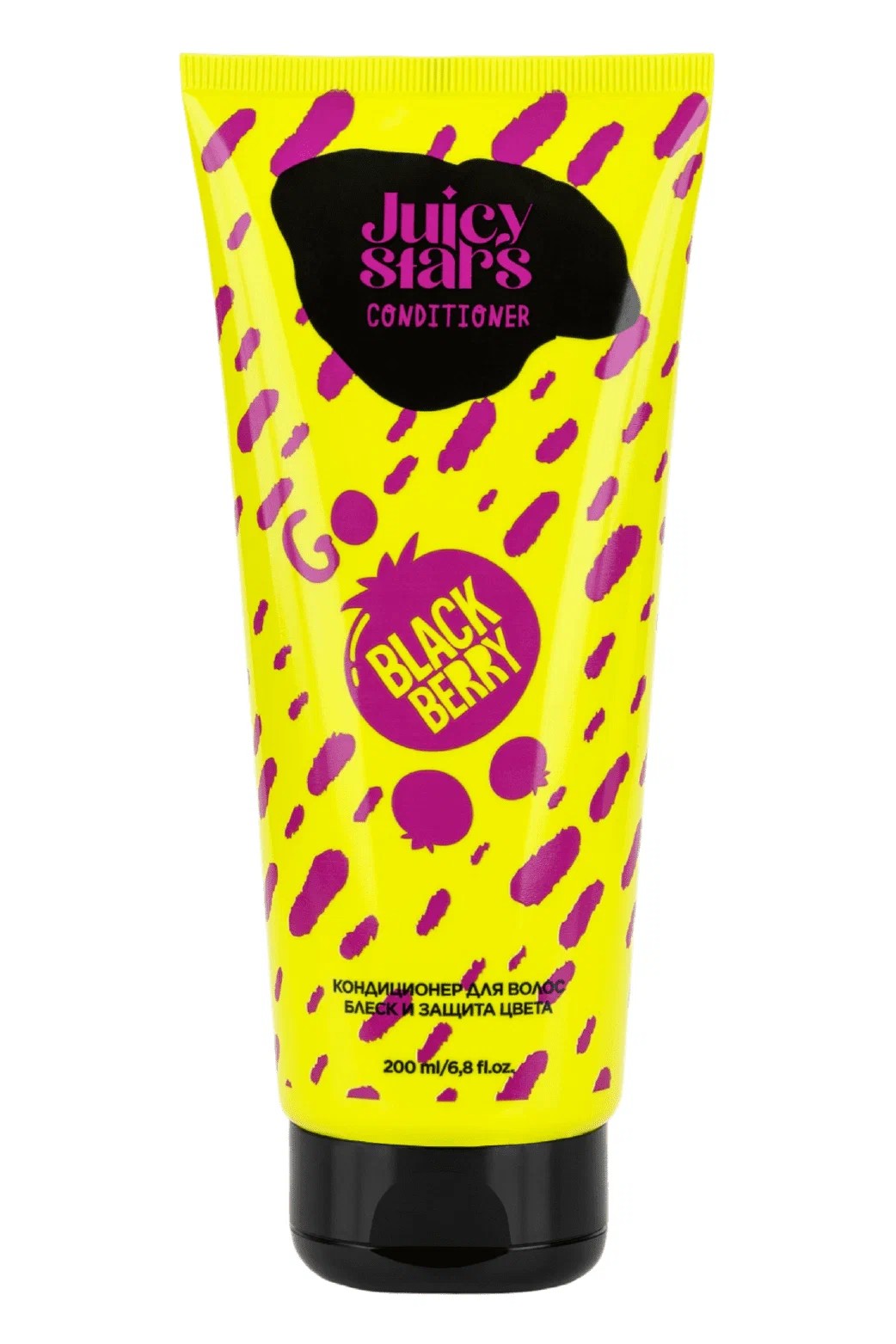 Кондиционер ДЖУСИ СТАР ЧЕ черника блеск и защита цвета 200мл