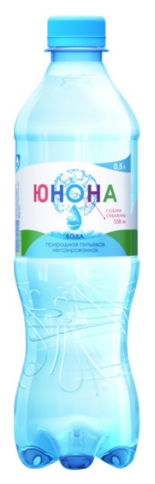 Вода ЮНОНА негазированная пэт 0.5л