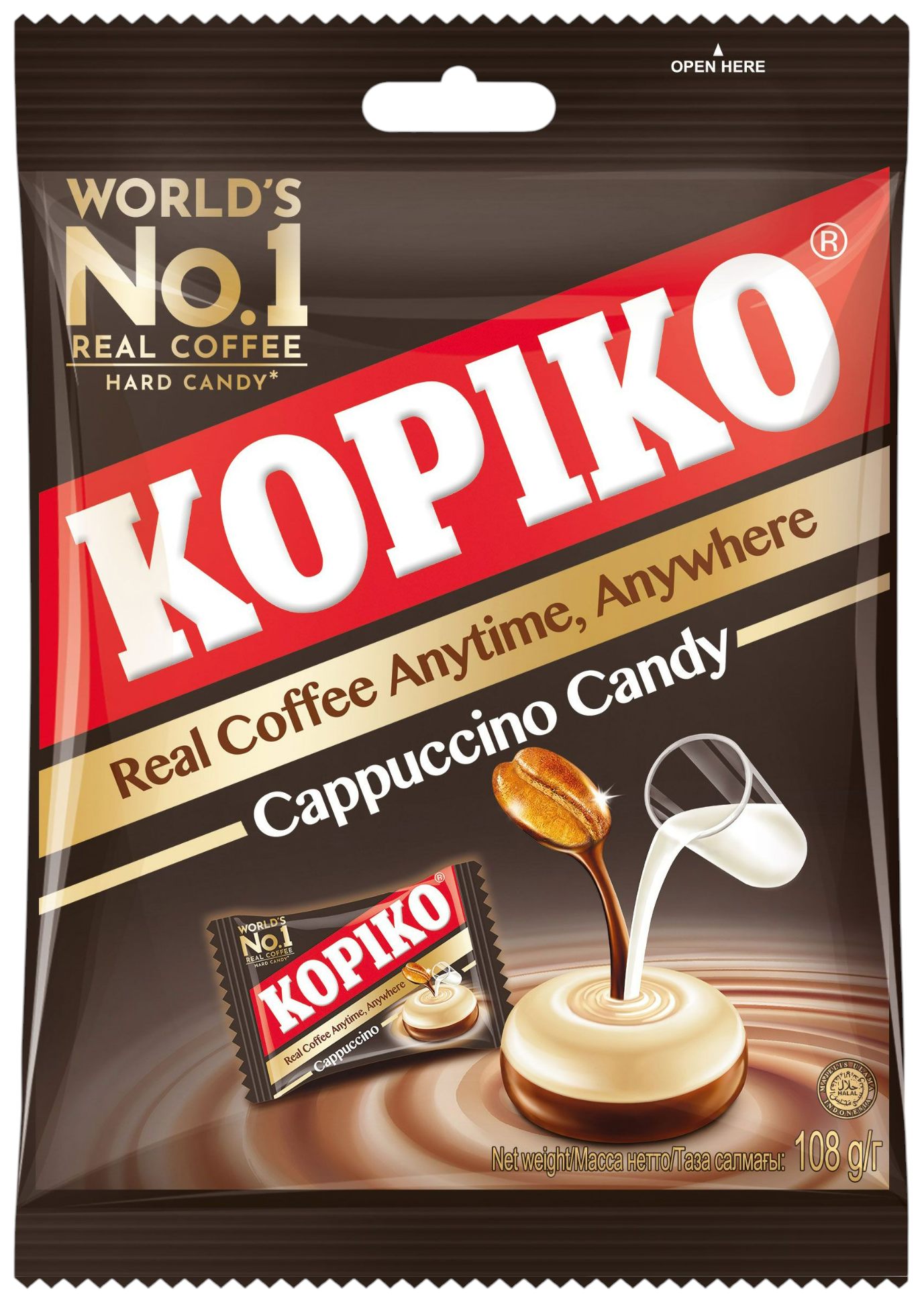 Леденцы КОПИКО Капучино Канди 108г