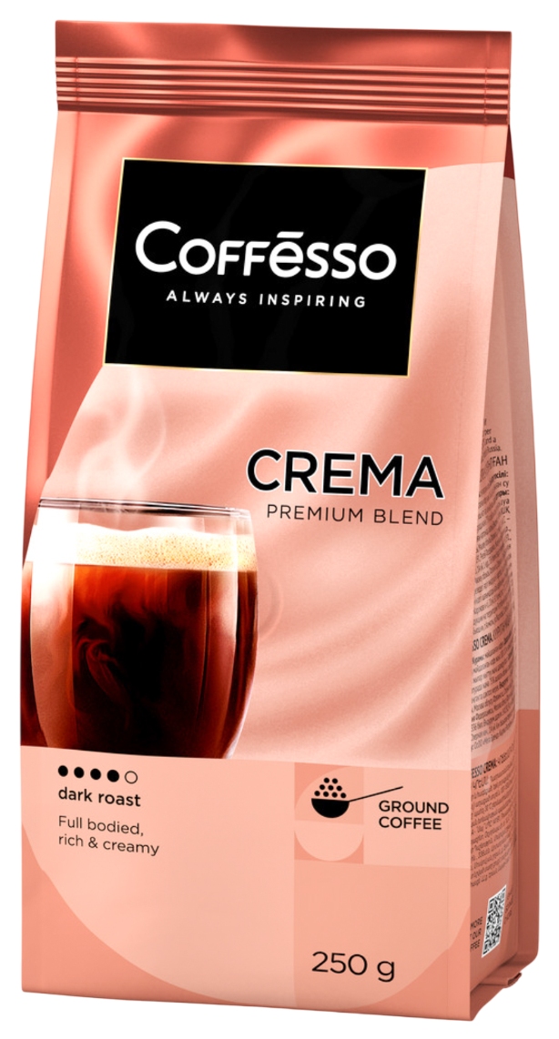 Кофе КОФФЕССО Крема зерно 250г