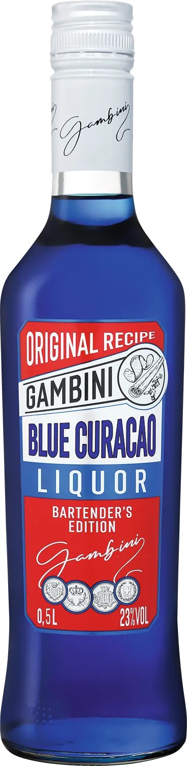 Ликер ГАМБИНИ Блю Кюрасао 23% ст/б 0.5л
