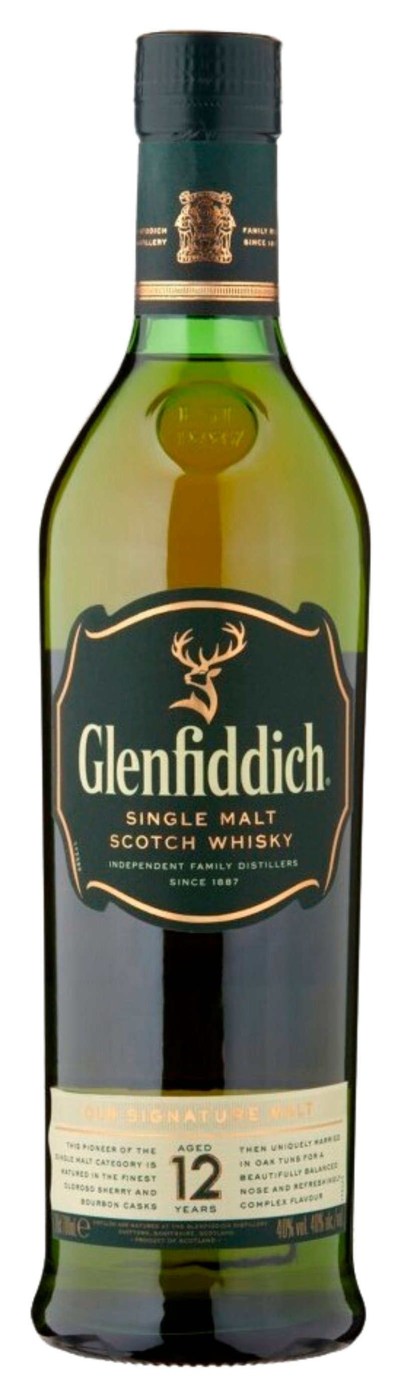 Виски ГЛЕНФИДДИК 12 лет односолодовый 40% ПК 0.7л