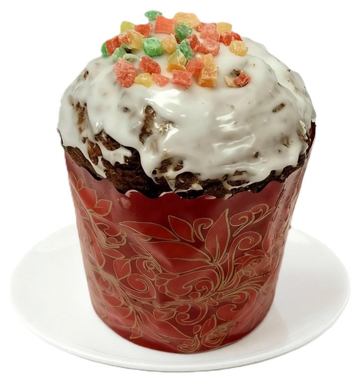 Кулич творожный с цукатами 400г