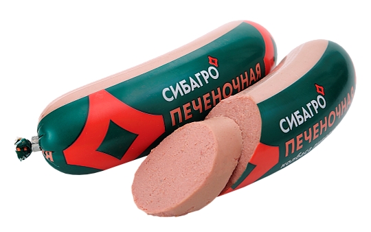Колбаса СИБАГРО печеночная 300г