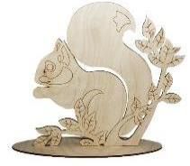 Фигурка для творчества АПИЛКА Белочка на веточке арт.Фт 01
