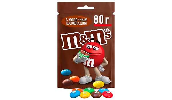 Драже М&М с шоколадом 80г