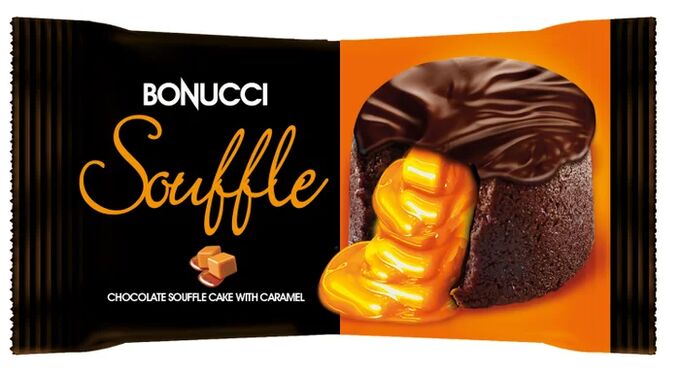 Пирожное БОНУЧЧИ с карамелью 45г