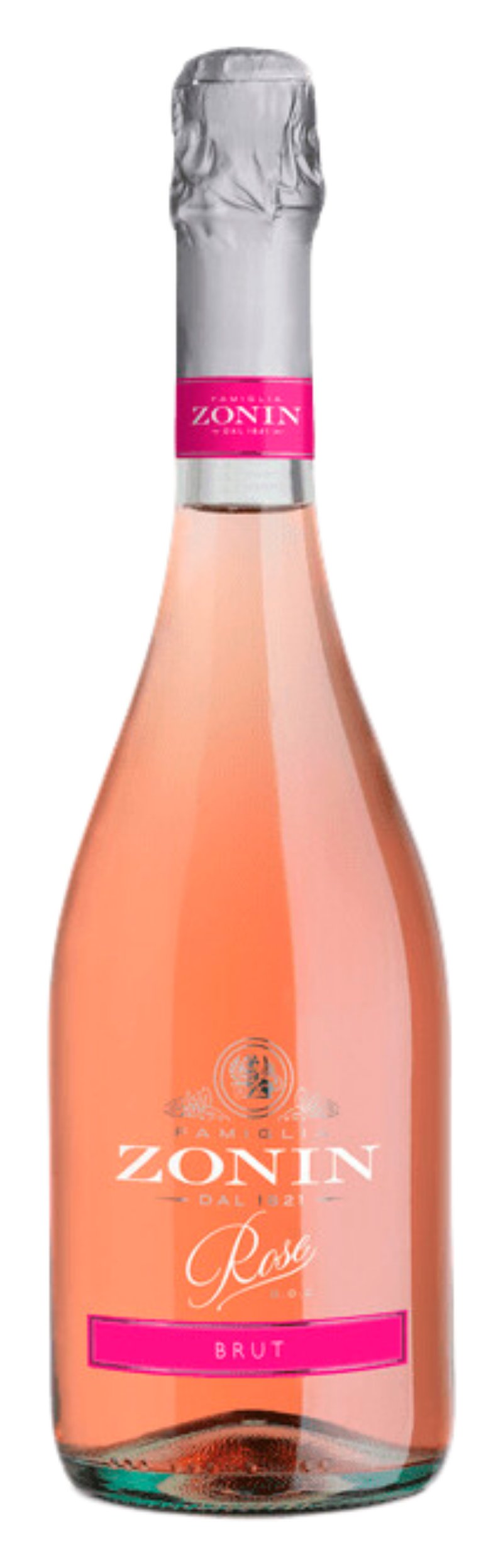 Игристое вино ЗОНИН розовое брют 11% ст/б 0.75л