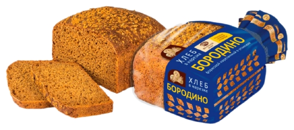 Хлеб РУССКИЙ ХЛЕБ Бородино нарезка 300г