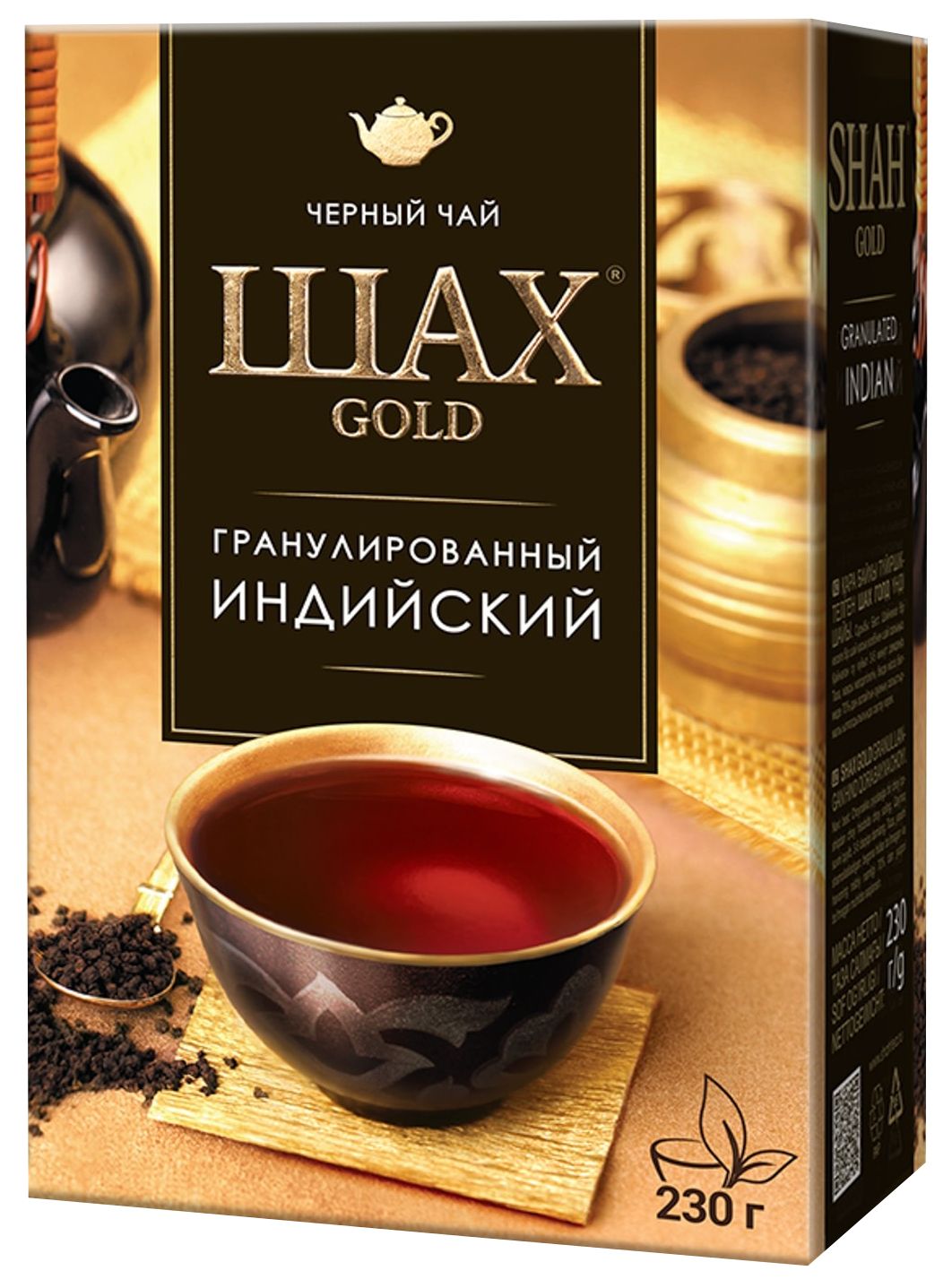 Чай ШАХ Голд гранулированный черный 230г